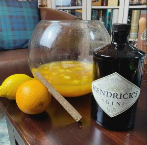 Ginpunch Rezept mit Hendricks Gin und Zitrusfrüchten