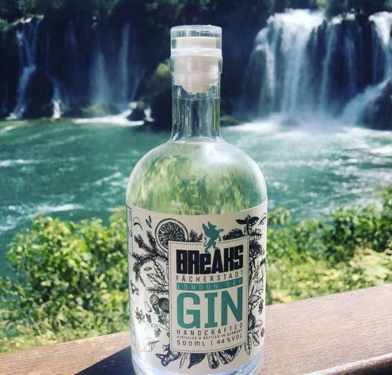 Breaks Gin Tasting des Premium Dry Gins aus der Fächerstadt Karlsruhe