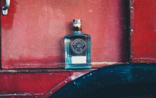 Brooklyn Gin auf altem Truck