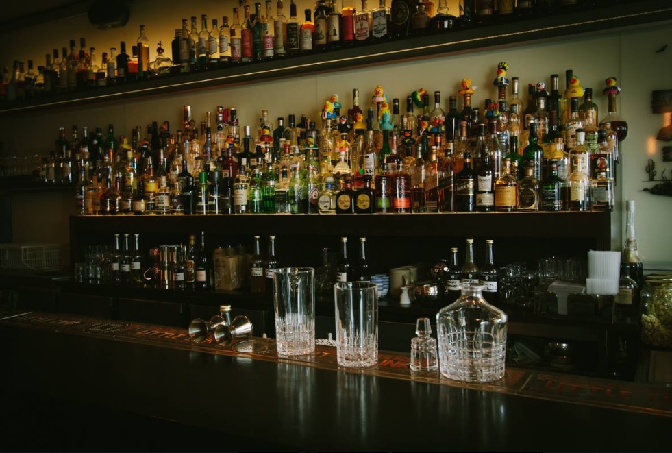 Spirituosen im Little Link, der Gin-Bar aus Köln