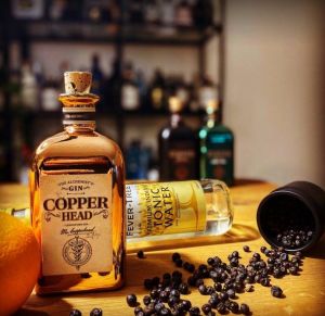Copper Gin Flasche mit Tonic Water im Test