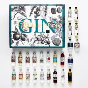 Wajos Gin Adventskalender mit 24 Miniaturen